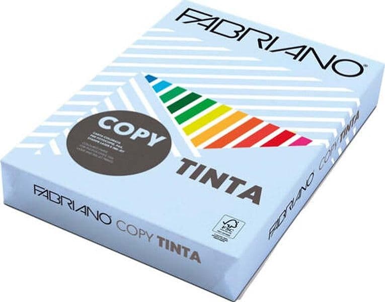 Carta Copy Tinta - A3 - 160 gr - colori tenui celeste - Fabriano - conf. 125 fogli Casa e cucina/Hobby creativi/Carta e lavorazione della carta/Carta/Carta decorativa Eurocartuccia - Pavullo, Commerciovirtuoso.it