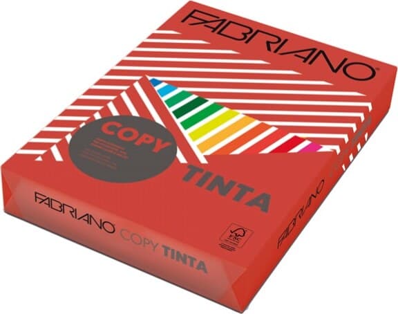 Carta Copy Tinta - A3 - 80 gr - colori forti rosso - Fabriano - conf. 250 fogli Casa e cucina/Hobby creativi/Carta e lavorazione della carta/Carta/Carta decorativa Eurocartuccia - Pavullo, Commerciovirtuoso.it