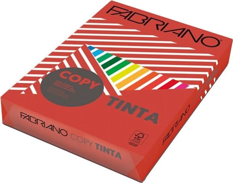 Carta Copy Tinta - A4 - 160 gr - colori forti rosso - Fabriano - conf. 250 fogli Casa e cucina/Hobby creativi/Carta e lavorazione della carta/Carta/Carta decorativa Eurocartuccia - Pavullo, Commerciovirtuoso.it