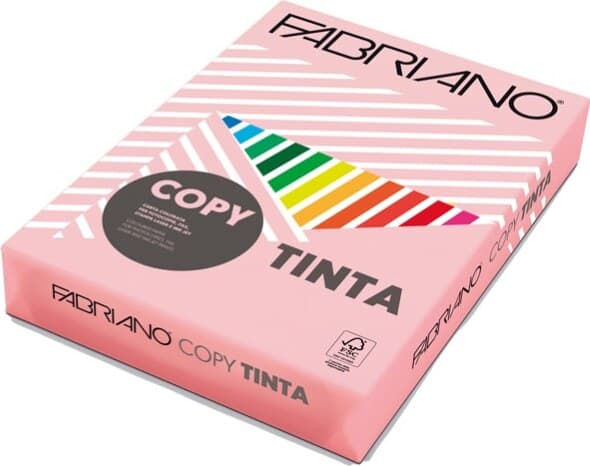 Carta Copy Tinta - A4 - 80 gr - colore tenue rosa - Fabriano - conf. 500 fogli Casa e cucina/Hobby creativi/Carta e lavorazione della carta/Carta/Carta decorativa Eurocartuccia - Pavullo, Commerciovirtuoso.it