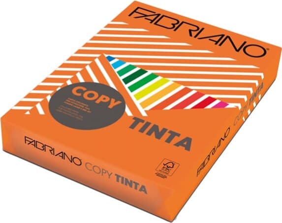 Carta Copy Tinta - A4 - 80 gr - colori forti arancio - Fabriano - conf. 500 fogli Casa e cucina/Hobby creativi/Carta e lavorazione della carta/Carta/Carta decorativa Eurocartuccia - Pavullo, Commerciovirtuoso.it