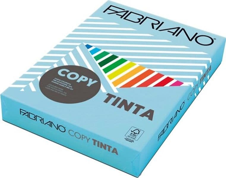 Carta Copy Tinta - A4 - 80 gr - colori forti cielo - Fabriano - conf. 500 fogli Casa e cucina/Hobby creativi/Carta e lavorazione della carta/Carta/Carta decorativa Eurocartuccia - Pavullo, Commerciovirtuoso.it