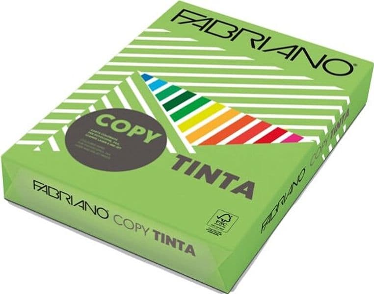 Carta Copy Tinta - A4 - 80 gr - colori forti verde pisello - Fabriano - conf. 500 fogli Casa e cucina/Hobby creativi/Carta e lavorazione della carta/Carta/Carta decorativa Eurocartuccia - Pavullo, Commerciovirtuoso.it