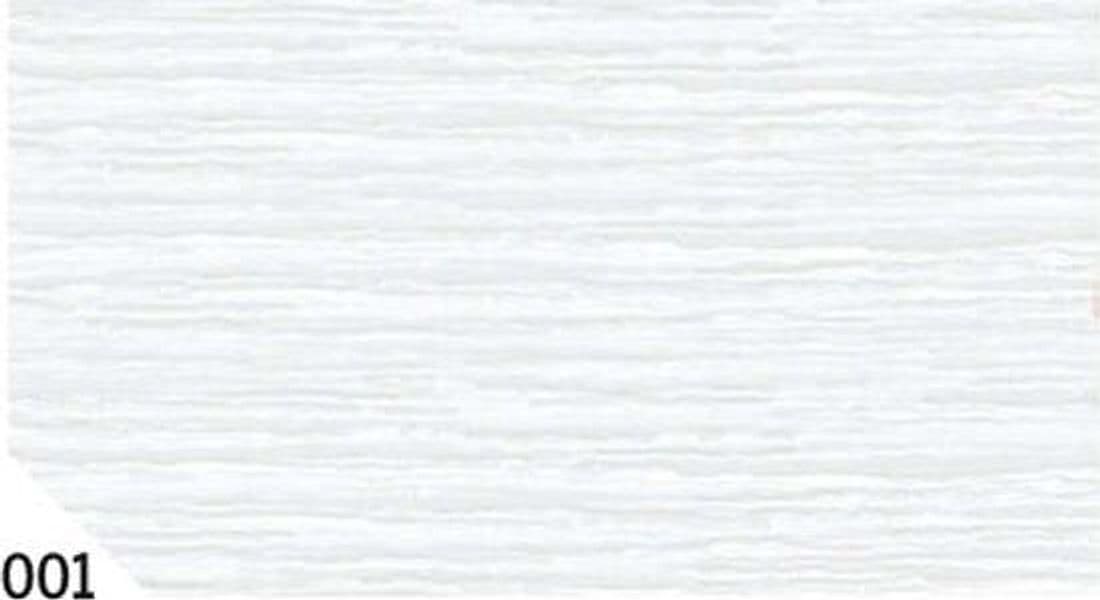 Carta crespa - 50 x 250 cm - 48 gr-m2 - bianco 001 - Rex Sadoch - conf. 10 rotoli Casa e cucina/Hobby creativi/Carta e lavorazione della carta/Carta/Carta crespa Eurocartuccia - Pavullo, Commerciovirtuoso.it