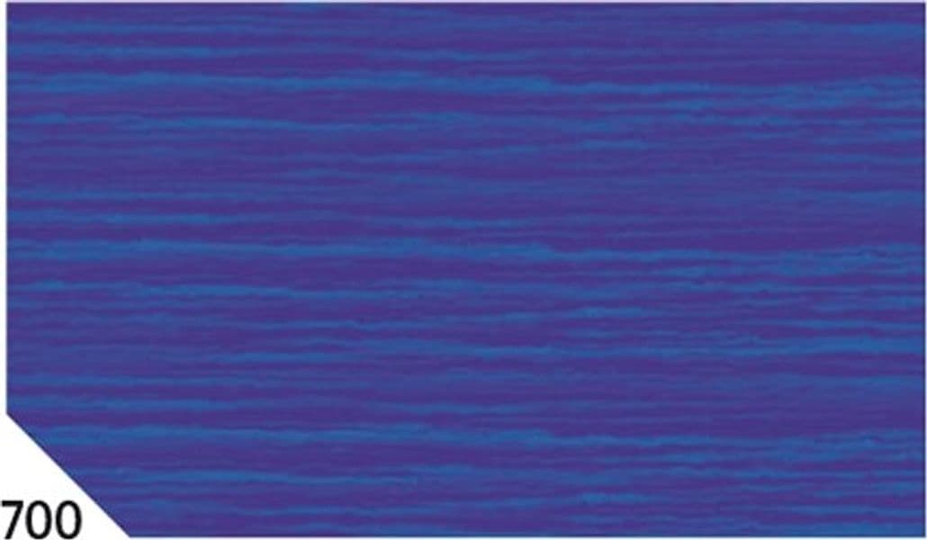 Carta crespa - 50 x 250 cm - 48 gr-m2 - blu 700 - Rex Sadoch - conf.10 rotoli Casa e cucina/Hobby creativi/Carta e lavorazione della carta/Carta/Carta crespa Eurocartuccia - Pavullo, Commerciovirtuoso.it