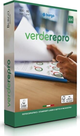 Carta fotocopie Verde Repro 80s - A4 - 80 gr - bianco - Burgo - conf. 500 fogli Cancelleria e prodotti per ufficio/Carta blocchi e quaderni/Carta/Carta per fotocopiatrici e stampanti/Carta per fotocopiatrice e multiuso Eurocartuccia - Pavullo, Commerciovirtuoso.it