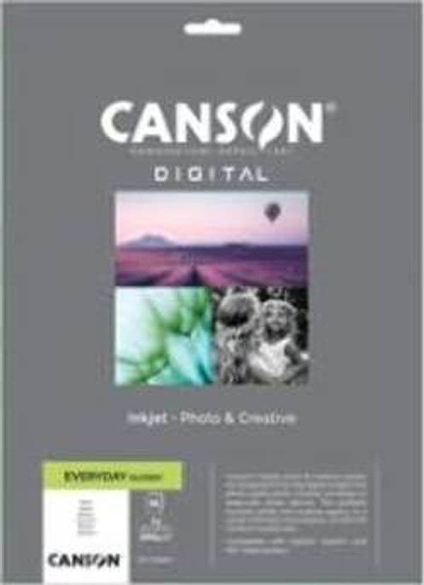 Carta Inkjet Everyday - A4 - 200 gr - 15 fogli - lucida - Canson Cancelleria e prodotti per ufficio/Carta blocchi e quaderni/Carta/Carta per fotocopiatrici e stampanti/Carta per fotocopiatrice e multiuso Eurocartuccia - Pavullo, Commerciovirtuoso.it