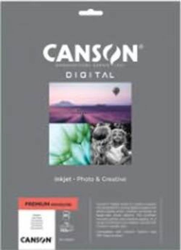 Carta Inkjet Premium - A4 - 255 gr - 20 fogli - lucida - Canson Cancelleria e prodotti per ufficio/Carta blocchi e quaderni/Carta/Carta per fotocopiatrici e stampanti/Carta per fotocopiatrice e multiuso Eurocartuccia - Pavullo, Commerciovirtuoso.it
