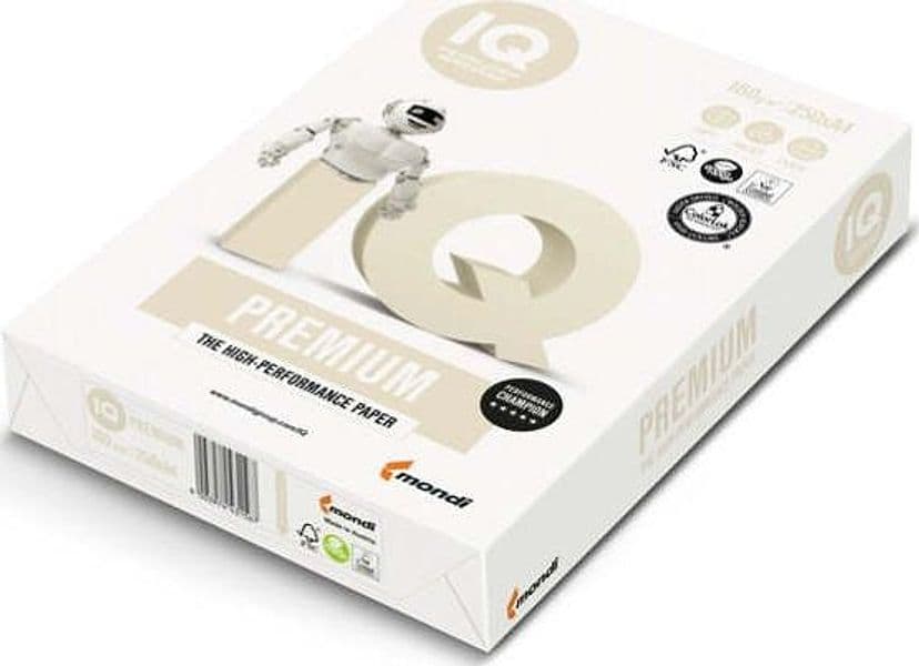 Carta IQ Premium - A4 - 160 gr - bianco - Mondi - conf. 250 fogli Cancelleria e prodotti per ufficio/Carta blocchi e quaderni/Carta/Carta per fotocopiatrici e stampanti/Carta per fotocopiatrice e multiuso Eurocartuccia - Pavullo, Commerciovirtuoso.it
