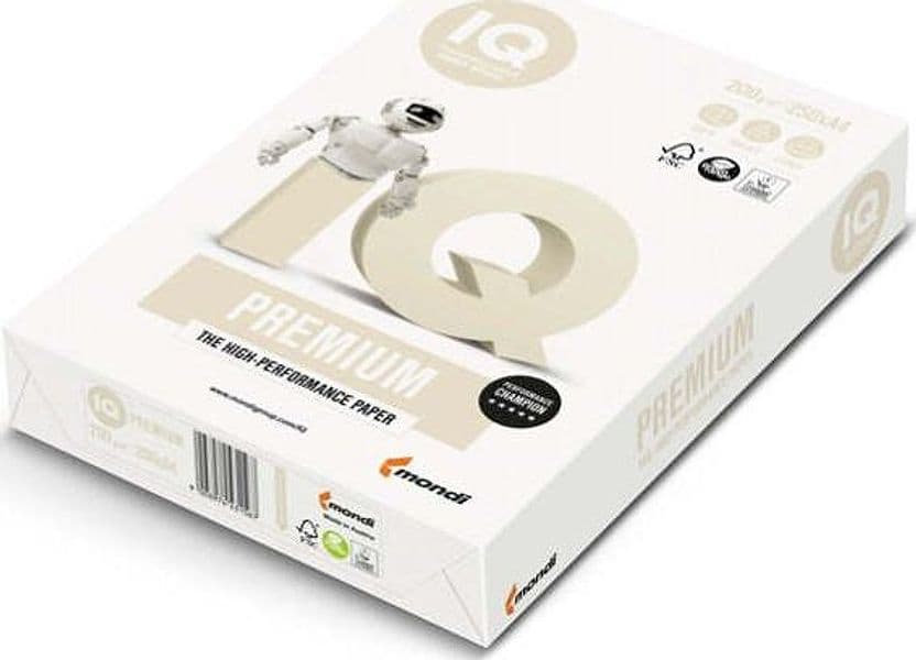 Carta IQ Premium - A4 - 200 gr - bianco - Mondi - conf. 250 fogli Cancelleria e prodotti per ufficio/Carta blocchi e quaderni/Carta/Carta per fotocopiatrici e stampanti/Carta per fotocopiatrice e multiuso Eurocartuccia - Pavullo, Commerciovirtuoso.it