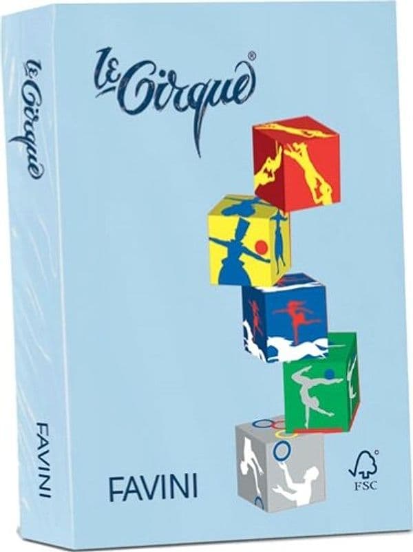 Carta Le Cirque - A3 - 80 gr - azzurro reale 204 - Favini - conf. 500 fogli Casa e cucina/Hobby creativi/Carta e lavorazione della carta/Carta/Carta decorativa Eurocartuccia - Pavullo, Commerciovirtuoso.it