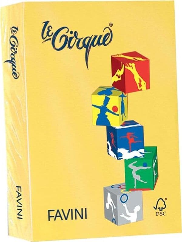 Carta Le Cirque - A4 - 160 gr - giallo sole 202 - Favini - conf. 250 fogli Casa e cucina/Hobby creativi/Carta e lavorazione della carta/Carta/Carta decorativa Eurocartuccia - Pavullo, Commerciovirtuoso.it