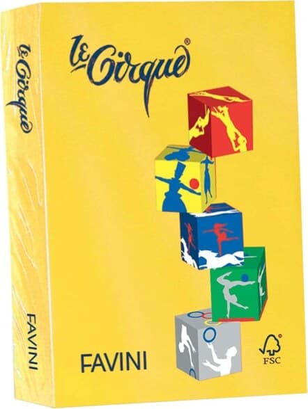 Carta Le Cirque - A4 - 160 gr - giallo zolfo 200 - Favini - conf. 250 fogli Casa e cucina/Hobby creativi/Carta e lavorazione della carta/Carta/Carta decorativa Eurocartuccia - Pavullo, Commerciovirtuoso.it