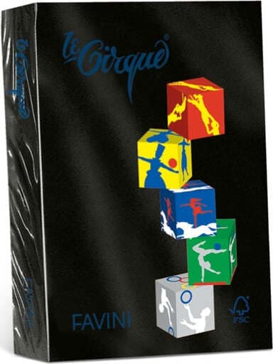 Carta Le Cirque - A4 - 160 gr - nero 400 - Favini - conf. 250 fogli Casa e cucina/Hobby creativi/Carta e lavorazione della carta/Carta/Carta decorativa Eurocartuccia - Pavullo, Commerciovirtuoso.it