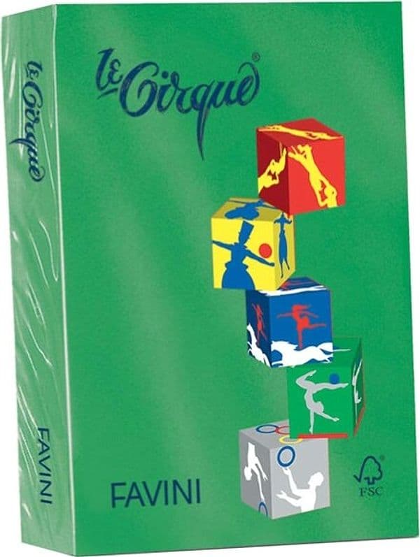 Carta Le Cirque - A4 - 160 gr - verde bandiera 208 - Favini - conf. 250 fogli Casa e cucina/Hobby creativi/Carta e lavorazione della carta/Carta/Carta decorativa Eurocartuccia - Pavullo, Commerciovirtuoso.it