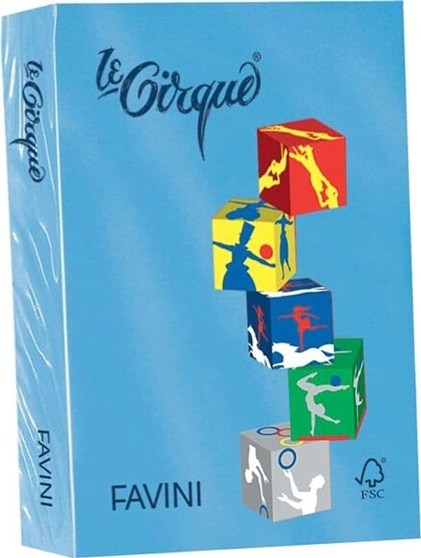 Carta Le Cirque - A4 - 80 gr - azzurro reale 204 - Favini - conf. 500 fogli Casa e cucina/Hobby creativi/Carta e lavorazione della carta/Carta/Carta decorativa Eurocartuccia - Pavullo, Commerciovirtuoso.it