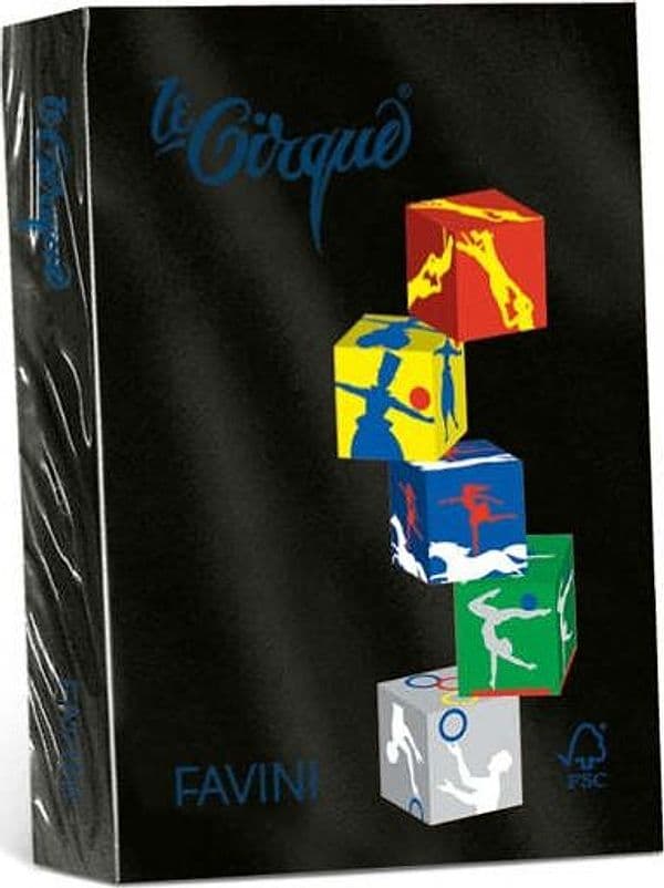 Carta Le Cirque - A4 - 80 gr - nero 400 - Favini - conf. 500 fogli Casa e cucina/Hobby creativi/Carta e lavorazione della carta/Carta/Carta decorativa Eurocartuccia - Pavullo, Commerciovirtuoso.it