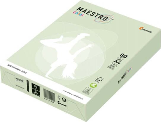 Carta Maestro Color - A4 - 80 gr - verde tenue GN27 - Mondi - conf. 500 fogli Casa e cucina/Hobby creativi/Carta e lavorazione della carta/Carta/Carta decorativa Eurocartuccia - Pavullo, Commerciovirtuoso.it