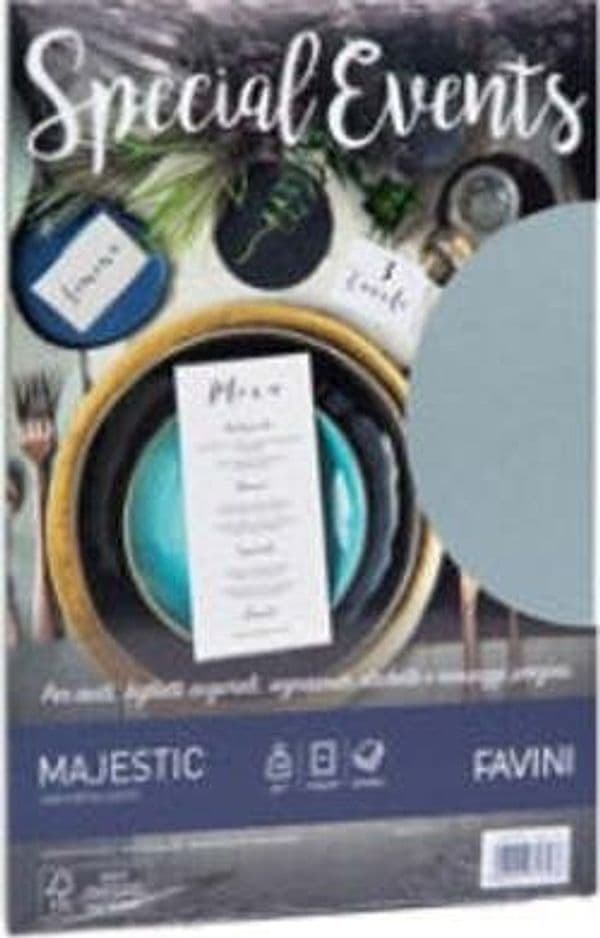 Carta metallizzata Special Events - A4 - 120 gr - argento - Favini - conf. 20 fogli Casa e cucina/Hobby creativi/Carta e lavorazione della carta/Carta/Carta decorativa Eurocartuccia - Pavullo, Commerciovirtuoso.it