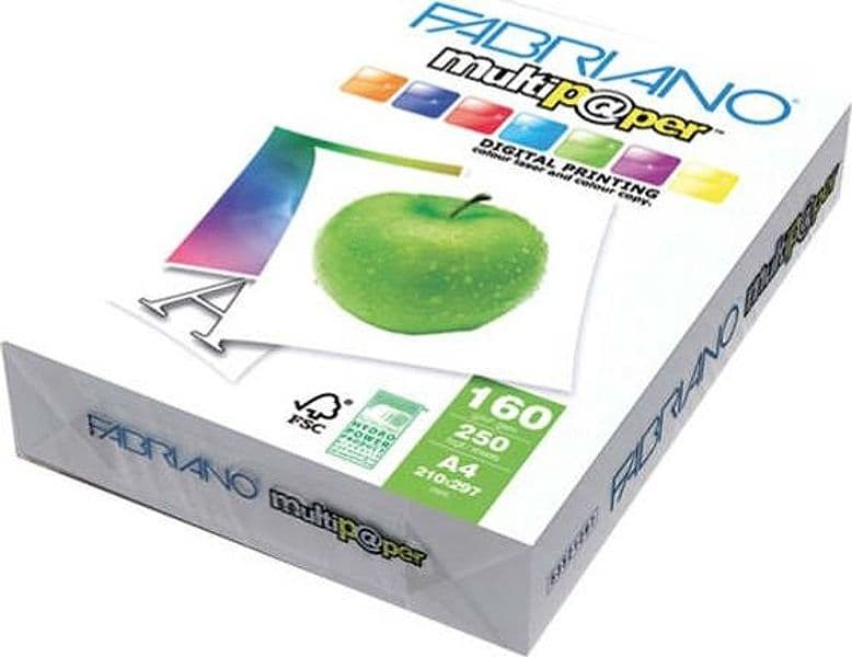 Carta Multipaper - A3 - 160 gr - bianco - Fabriano - conf. 250 fogli Cancelleria e prodotti per ufficio/Carta blocchi e quaderni/Carta/Carta per fotocopiatrici e stampanti/Carta per fotocopiatrice e multiuso Eurocartuccia - Pavullo, Commerciovirtuoso.it