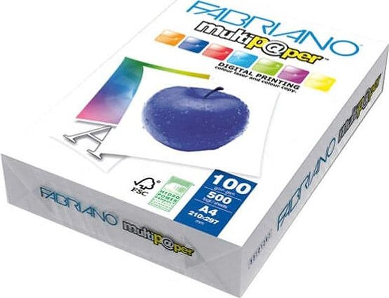 Carta Multipaper - A3 - bianco - 100 gr - Fabriano - conf. 500 fogli Cancelleria e prodotti per ufficio/Carta blocchi e quaderni/Carta/Carta per fotocopiatrici e stampanti/Carta per fotocopiatrice e multiuso Eurocartuccia - Pavullo, Commerciovirtuoso.it