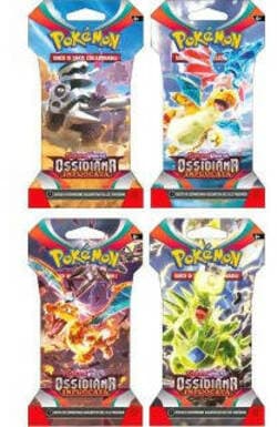 Carte Pokemon - Scarlatto E Violetto Ossidiana Infuocata in Personaggi e statuine giocattolo Cartoleria Deja Vu - Crotone, commercioVirtuoso.it