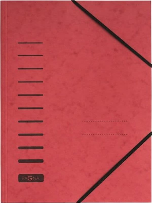 Cartella 3 lembi - con elastico - cartoncino - A4 - rosso - Pagna Cancelleria e prodotti per ufficio/Archivio ufficio e accessori per scrivania/Archivio ufficio/Cartelle/Cartelle portadocumenti Eurocartuccia - Pavullo, Commerciovirtuoso.it