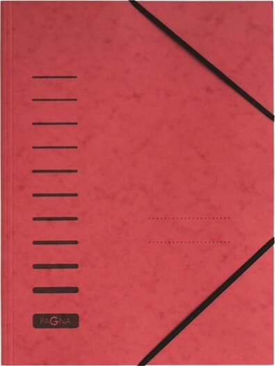 Cartella 3 lembi - con elastico - cartoncino - A4 - rosso - Pagna Cancelleria e prodotti per ufficio/Archivio ufficio e accessori per scrivania/Archivio ufficio/Cartelle/Cartelle portadocumenti Eurocartuccia - Pavullo, Commerciovirtuoso.it