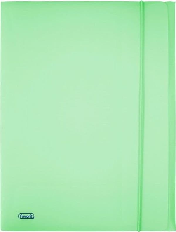 Cartella 3L con elastico Pstel - PPL - 24x33cm - smeraldo - Favorit Cancelleria e prodotti per ufficio/Archivio ufficio e accessori per scrivania/Archivio ufficio/Cartelle/Cartelle a soffietto espandibili Eurocartuccia - Pavullo, Commerciovirtuoso.it