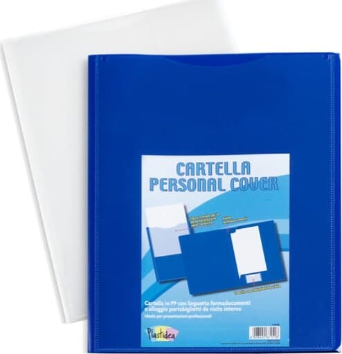 Cartella in PP Personal Cover - blu - 24 x 32 cm - Iternet - conf. 5 pezzi Cancelleria e prodotti per ufficio/Archivio ufficio e accessori per scrivania/Archivio ufficio/Cartelle/Cartelle portadocumenti Eurocartuccia - Pavullo, Commerciovirtuoso.it