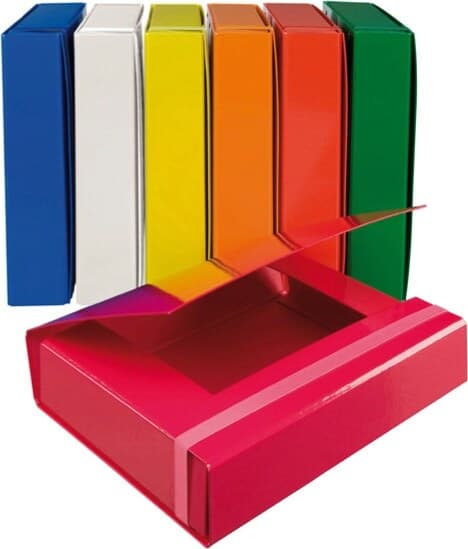 Cartella progetto - con elastico - dorso 7 cm - bianco - Starline Cancelleria e prodotti per ufficio/Archivio ufficio e accessori per scrivania/Archivio ufficio/Classificatori/Scatole Eurocartuccia - Pavullo, Commerciovirtuoso.it