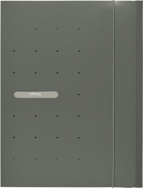 Cartellina 3 lembi Matrix - con elastico - PPL - 24x33 cm - grigio - Favorit Cancelleria e prodotti per ufficio/Archivio ufficio e accessori per scrivania/Archivio ufficio/Cartelle/Cartelle a soffietto espandibili Eurocartuccia - Pavullo, Commerciovirtuoso.it