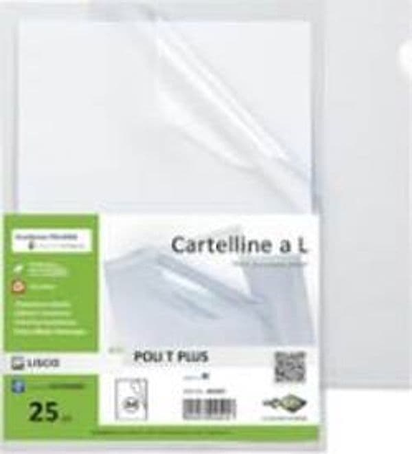 Cartelline a L Poli T Plus - alto spessore - PP - 22 x 30 cm - trasparente - Sei rota - conf.25 pezzi Cancelleria e prodotti per ufficio/Archivio ufficio e accessori per scrivania/Archivio ufficio/Cartelle/Cartelle portadocumenti Eurocartuccia - Pavullo, Commerciovirtuoso.it