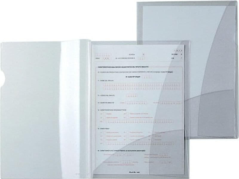 Cartelline con tasche Capri 69-2 - PVC - 21 x 29 7 cm - cristallo - Sei Rota - conf. 5 pezzi Cancelleria e prodotti per ufficio/Archivio ufficio e accessori per scrivania/Archivio ufficio/Cartelle/Cartelle portadocumenti Eurocartuccia - Pavullo, Commerciovirtuoso.it