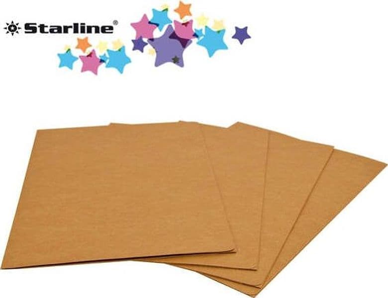 Cartelline semplici - Kraft - 225 gr- 24 5x34cm - avana - ECO Starline - conf. 50 pezzi Cancelleria e prodotti per ufficio/Archivio ufficio e accessori per scrivania/Archivio ufficio/Cartelle/Cartelle portadocumenti Eurocartuccia - Pavullo, Commerciovirtuoso.it