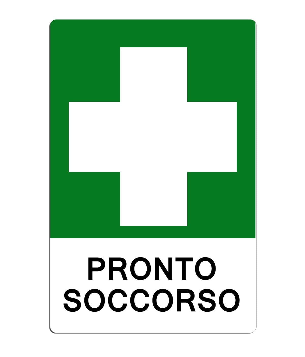 CARTELLO CASSETTA PRONTO SOCCORSO SEGNALETICA DIREZIONALE SICUREZZA AVVERTIMENTO Trade Shop italia - Napoli, Commerciovirtuoso.it