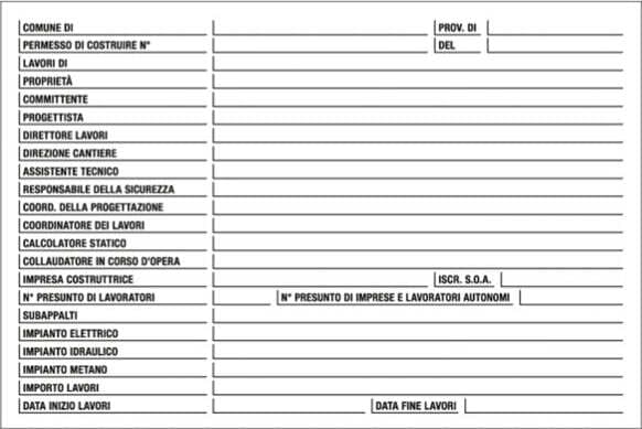 Cartello segnalatore - 67x100 cm - cantiere specifiche dei lavori - polionda - Cartelli Segnalatori Fai da te/Sicurezza e protezione/Attrezzature per sicurezza sul lavoro/Segnaletica antinfortunistica Eurocartuccia - Pavullo, Commerciovirtuoso.it