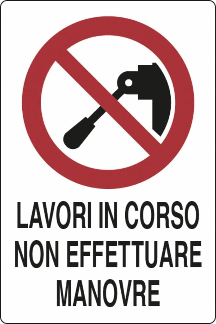 Cartello segnaletica "lavori in corso" 30x20 confezione da 3 pezzi in Segnaletica antinfortunistica GardenStore - Novellara, commercioVirtuoso.it