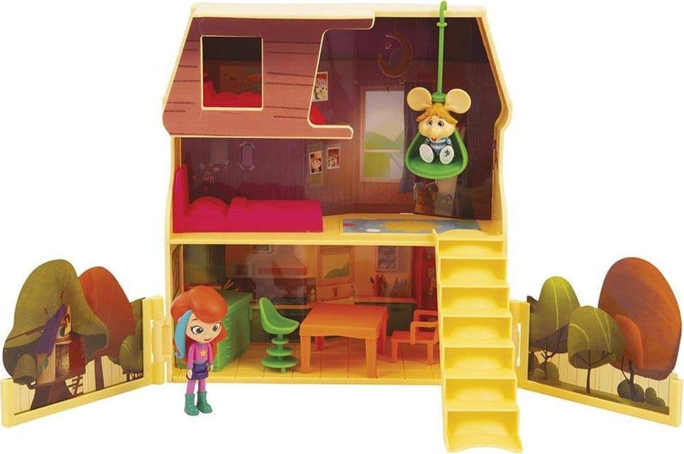 CASA DI TOPO GIGIO GIOCATTOLO BAMBINI CON 2 PERSONAGGI E ACCESSORI GIOCO