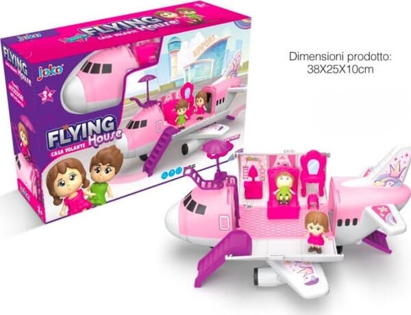 CASA VOLANTE AEREO CON TANTI ACCESSORI GIOCATTOLO PER BAMBINE 3+ 38X25X10 CM