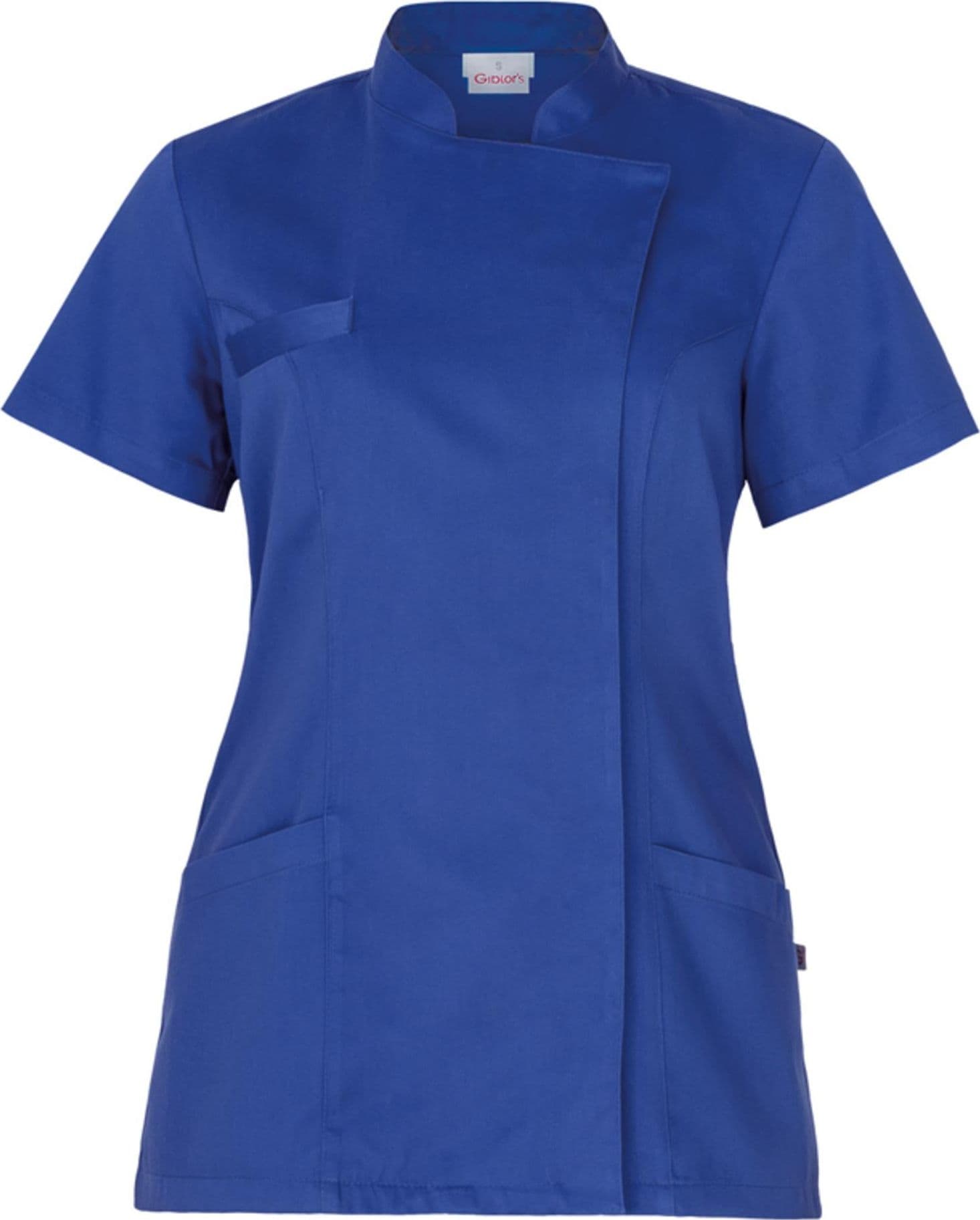 Casacca Tati Royal Azzurro Manica Corta Casacca Donna Tessuto Satin Dottoressa Farmacista Dentista Infermiera asa oss in Uniformi sanitarie - giacche Dresswork - Como, commercioVirtuoso.it
