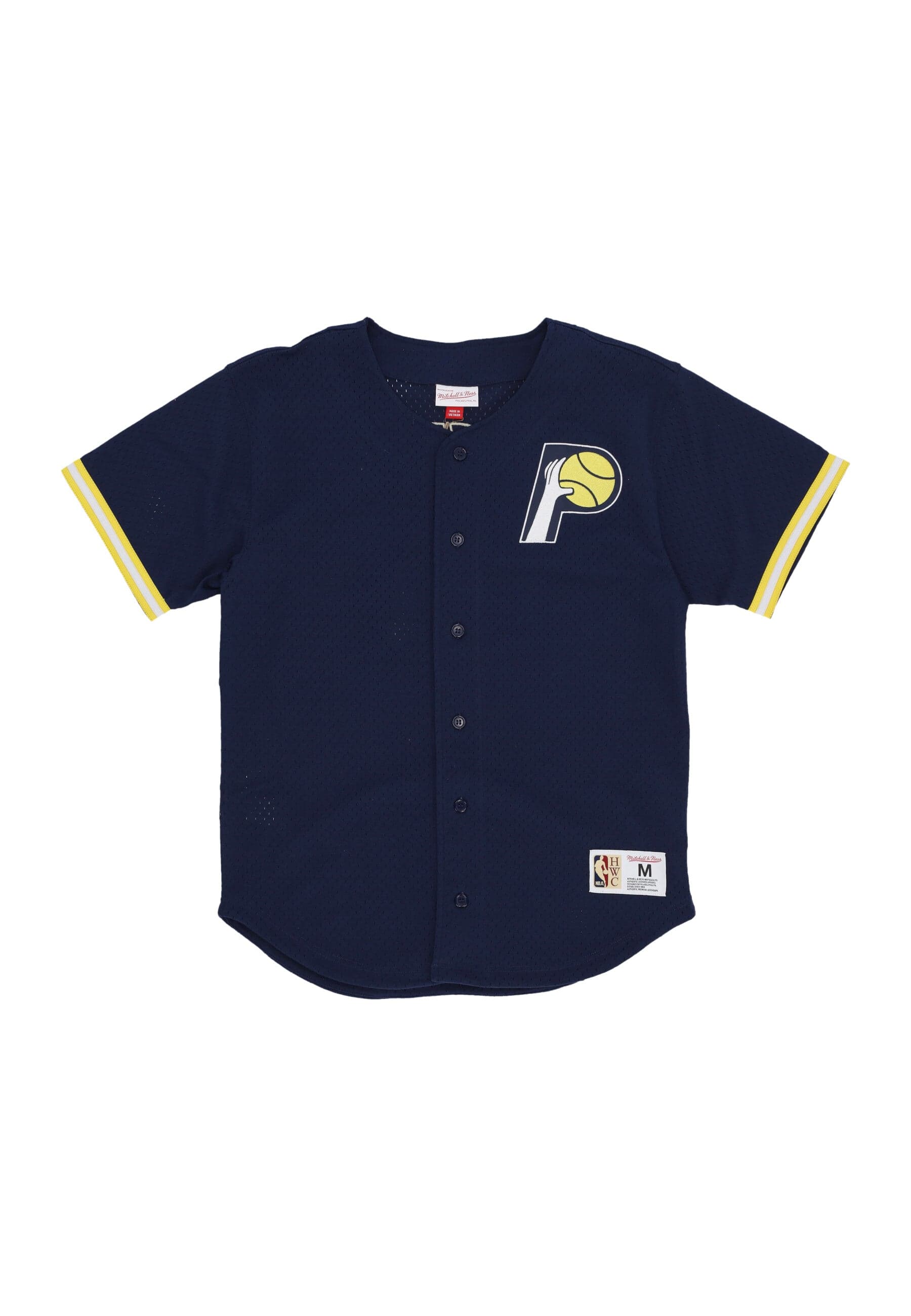 MITCHELL & NESS Casacca Bottoni Uomo Nba Gametime Mesh Button Front Logo Indpac Original Team Colors da uomo in Felpe senza cappuccio Drestige - Casamassima, commercioVirtuoso.it