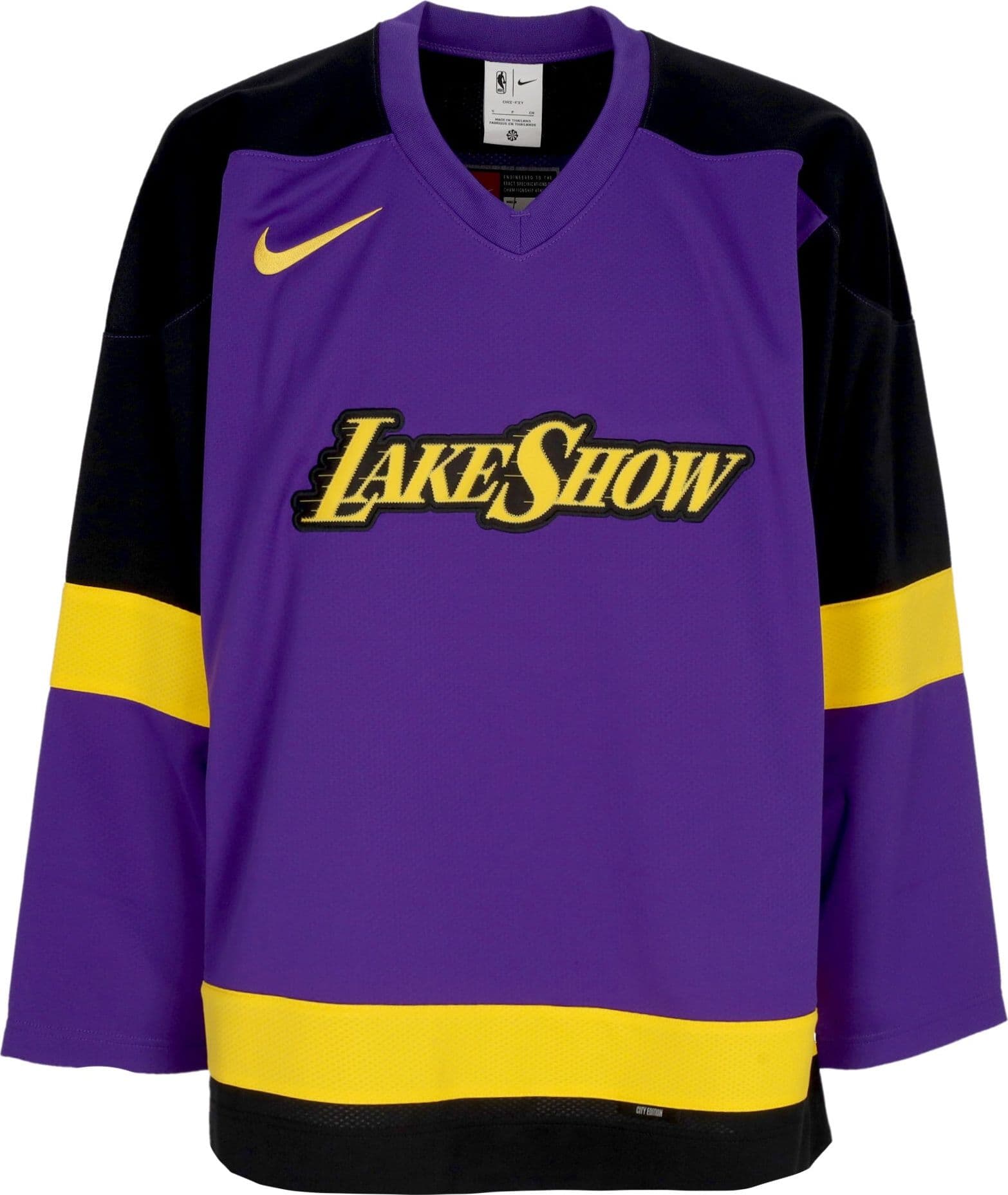 NIKE NBA Casacca Tipo Hockey Uomo Nba City Edition Hockey Jersey Loslak Field Purple/black/amarillo/black da uomo in Uniformi sanitarie - top Drestige - Casamassima, commercioVirtuoso.it