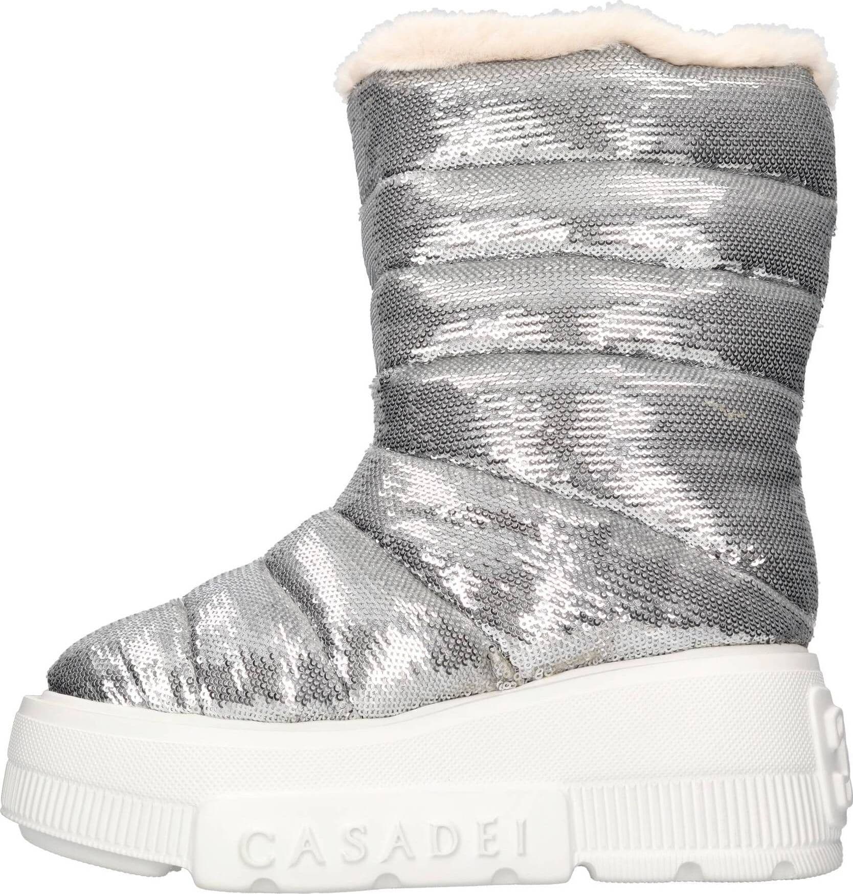 Casadei-Stivali-Argento-da-donna