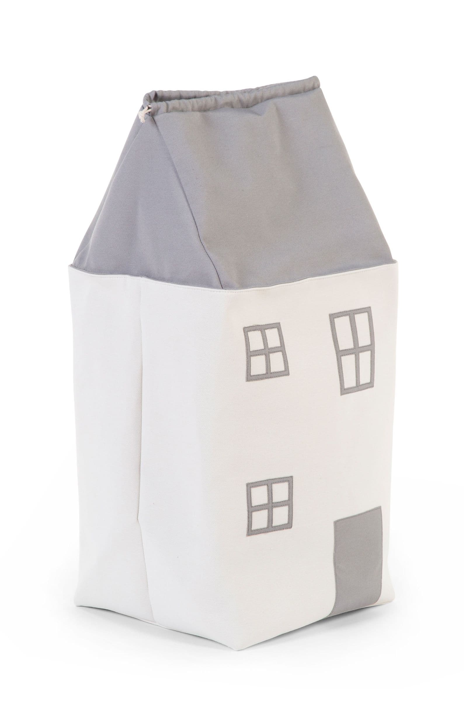 Casetta Portagiochi Childhome Bianco/Grigio Casa e cucina/Arredamento/Cameretta ragazzi/Borse e reti per giocattoli La Casa Del Bebè - Napoli, Commerciovirtuoso.it