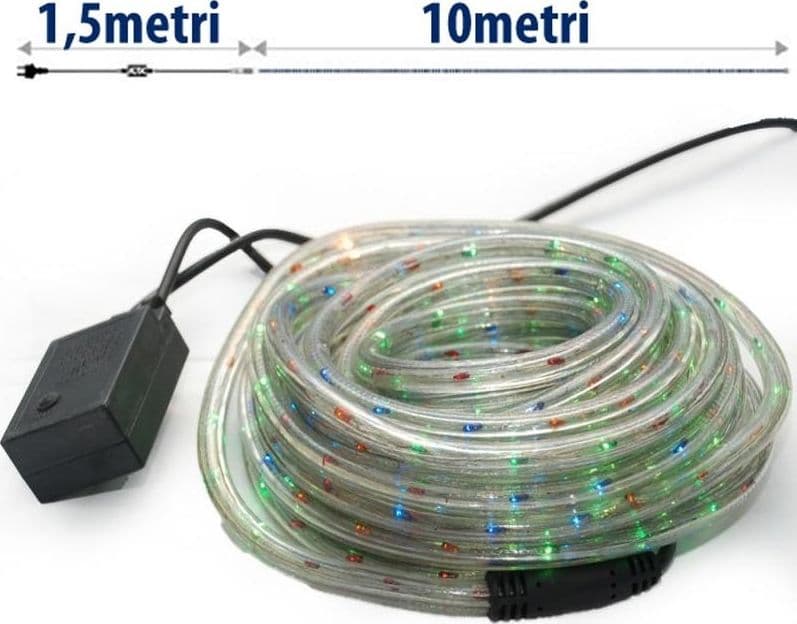 Tubo Luminoso Natalizio 10 Metri Multicolor 240 Luci Con Controller 8 Funzioni in Catene luminose Trade Shop italia - Napoli, commercioVirtuoso.it