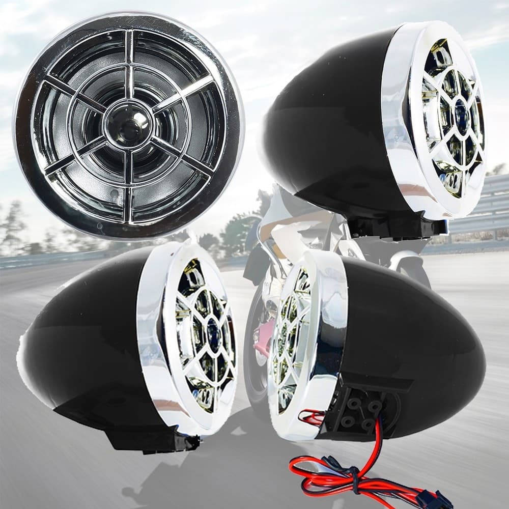 Casse-Altoparlanti-Sirena-Per-Auto-Moto-Scooter-Bluetooth-20w-Antifurto-Allarme