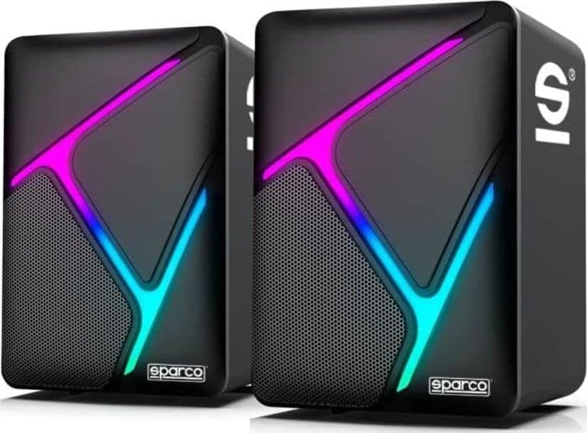 Casse Sparco Con Filo HEADLIGHT Luminose GAMING PC PS5 XBOX Console Elettronica/Informatica/Accessori/Accessori per audio e video/Casse per PC Grow Up - Casoria, Commerciovirtuoso.it