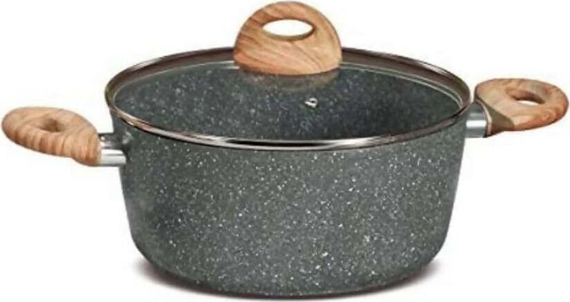 Casseruola Stone Con Coperchio In Vetro Casseruola Cucina 28 Cm Antiaderente Effetto Pietra Lavica Con Manici Cottura Veloce Casa e cucina/Pentole padelle e pirofile/Pentole e padelle/Casseruole Puleo Casa - Palermo, Commerciovirtuoso.it