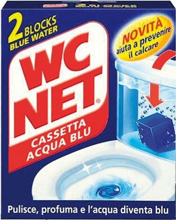 Cassetta Acqua Blu - 2 tavolette - WC Net Casa e cucina/Detergenti e prodotti per la pulizia/Detergenti per la casa/Detergenti multiuso Eurocartuccia - Pavullo, Commerciovirtuoso.it